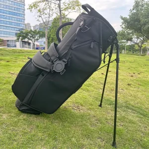Custom Logo Lightweight Durable 14-Way Waterproof PU Leather Golf Club Bag