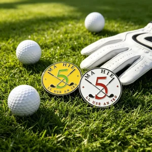Custom Logo Magnetic Golf Ball Marker Bracelet Simple and Basic Laser Engrave Blank hat Clip