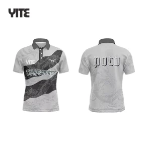 Custom Logo Mens 100% Polyester Sportswear Company Uniform High Quality Golf Polo Shirt