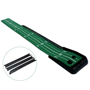Custom Logo Non Slip Indoor Golf Practice Putting Green Putting Mat Golf Training Aids