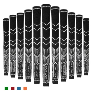 Custom Logo OEM Rubber PU Leather Standard Mid Oversize Jumbo Iron Grips Golf Club Grip