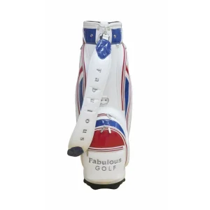 Custom Logo PU Leather Golf Bags with OEM Design Durable Waterproof Portable Eco friendly & Large Capacity