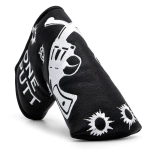Custom Logo PU Leather Golf Blade Putter Head Cover Magnetic Closure Golf Putter Headcover