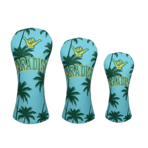 Custom Logo PU Leather Golf Club Cover Golf Accessories Driver Headcovers