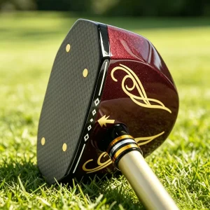Custom Logo Park Golf Club Carbon Fiber Face Graphite Shaft Right Handed Maple Ebony Beech Persimmon Golf Club Wood Heads