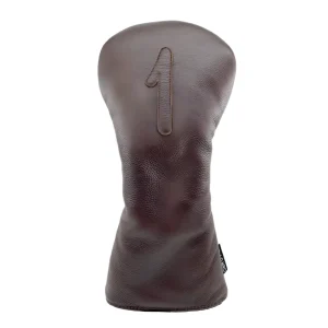 Custom Logo Pattern Golf Headcover Club Embroidery PU Leather Golf Head Covers Plain Golf Accessories