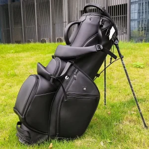Custom Logo Personalized Golf Stand Bag Waterproof PU Leather Lightweight Golf Carry Bag for Tournament Giftsa