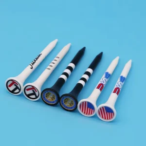 Custom Logo Plastic Golf Tees 54mm 70mm 83mm Practice Driving Range Tees OEM Golf Accessories