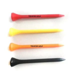 Custom Logo Plastic Golf Tees with Durable and Reusable Material