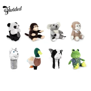 Custom Logo Plush Golf Headcovers Novelty Animal Bulk Driver Covers Factory OEM Golf Head Covers