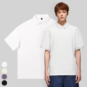 Custom Logo Polo Tshirt High Quality 250G Fashion Casual Lapel Tops 100% Cotton Short Sleeve Golf Shirt Polo Shirts for Men