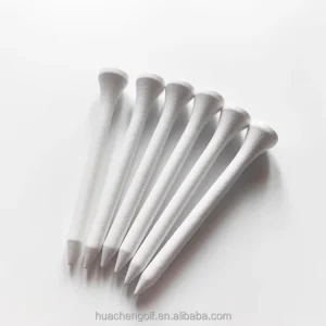 Custom Logo Printed 100% Biodegradable Bamboo Golf Tees 70mm HC B042 Model A Class Quality 10000pcs Box
