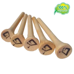 Custom Logo Printed Bamboo Golf Tees Bamboo Wood Golf Tee Gift