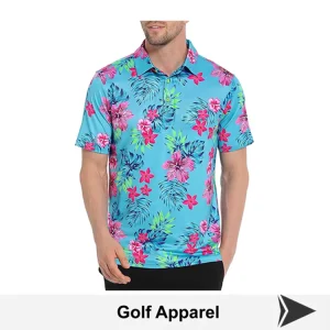 Custom Logo Printed Formal Golf Apparel Blank Design Quick Dry Eco-Friendly Velour Polyester Men Regular Fit Golf Shirts