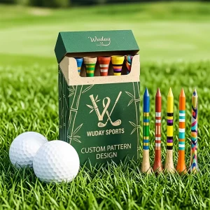 Custom Logo Printed Personalized Gift Set With Packaging Box For Professional Golf Tees