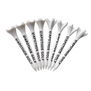 Custom Logo Printing Golf Tees 54 70 83mm Plastic Durable and Stable Bulk Packing