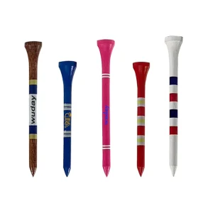Custom Logo Printing Wooden Bamboo 70mm 83mm Golf Tees