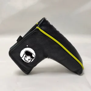 Custom Logo Real Leather Golf Blade Putter Headcovers Personalized Embroidered Golf Club Protective Covers Golf Accessories