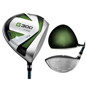 Custom Logo Right Handed Titanium Forged Golf Driver Club Head with Graphite Shaft X Flex Polish Finish