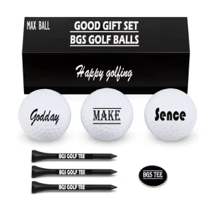 Custom Logo Soft 3 Layer Urethane Golf Ball Gift Set