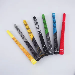 Custom Logo Standard Golf Grips Non Slip Design Colorful Soft Rubber Golf Grips