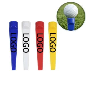Custom Logo Step Golf Tees Durable Unbreakable Plastic Castle Tees Consistent Height Training Aid Bulk Pack E commerce Gift