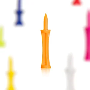 Custom Logo Unique Step Down Pack Golf Tees with Durable Castle Design Plastic Wood Bamboo Material Eco Friendly
