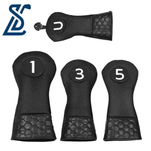 Custom Logo Velvet Golf Wood and Driver Head Cover Set