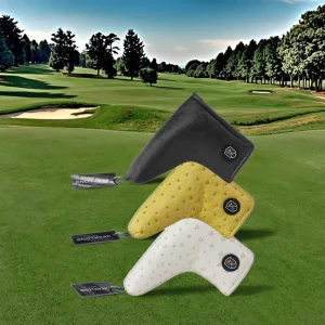 Custom Logo Waterproof Anti-Scratch Leather Golf Club Head Covers