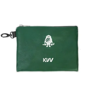 Custom Logo Waterproof Golf Pouch PU Leather Accessory Bag for Golf Essentials
