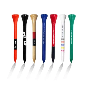 Custom Logo Wooden Bamboo Golf Tees Bulk 70mm 83mm Accessory for Golfers