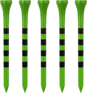 Custom Logo Wooden Golf Tees Striped Bamboo 3 1/4″ 2 3/4″ 2 1/8″ 1 1/2″ Durable Custom Golf Tees 83mm 70mm Lengths Golf Tee