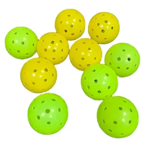 Custom Made 40 Holes Rotational Pickleball Paddle Ball High Quality Hollow out Outdoor Sport Training Equipment Entertainment