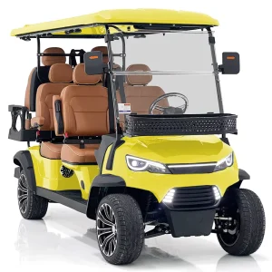 Custom-Made 72V Lithium Battery Electric Golf Carts with 6 Seats Street Legal 70 Km/h CE Certified 90km Range Made in China