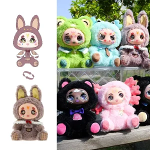 Custom Made Figure Vinyl Plush Doll Mystery Box Vinyl Face Pvc Plush Toys Custom Blind Box Custom Mysterious Surprise