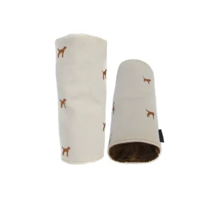 Custom Made Nylon Printed Barrel Shape Golf Club Head Covers 460CC Golf Driver Headcovers