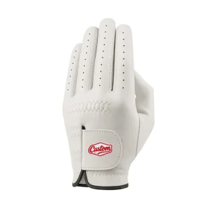 Custom Made Printed Soft Cabretta Sheepskin Golf Gloves for Golf Course Men Women Summer Left Hand Indoor