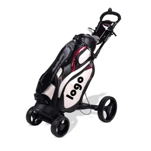 Custom Made Pull Golf Cart Folding Golf Trolley Lightweight Folding Walking Trolley Foldable Aluminum Frame Hand Golf Cart