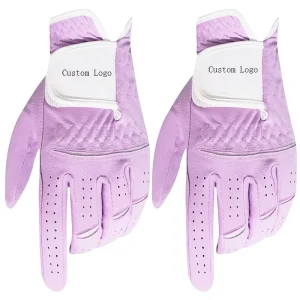 Custom Manufacturer Golf Gloves Microfiber Comfortable Women Professional Washable All Weather Cycling Sports