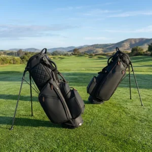 Custom Matte Black Waterproof Portable Golf Stand Bag