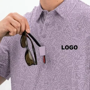 Custom Men Polo Shirts Printing Golf Shirt Apparel Design Golf Spf 40 Sublimation Polyester Performance Golf Tshirts