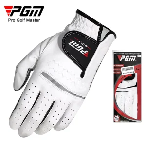Custom Men’s Cabretta Leather Golf Gloves Antislip Golf Accessories