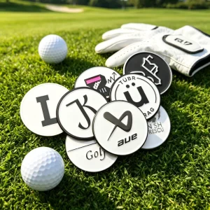 Custom Metal Electric Assorted Women’s Golf Ball Marker With Hat Clip Green Reader Personalised Golf Customizeable