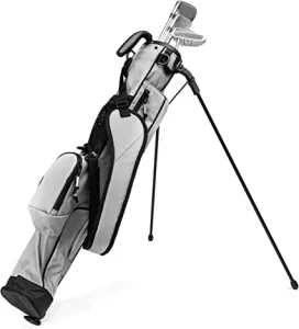 Custom Mini Walking Sunday Golf Bag Detachable Adjustable Strap 2 Pockets Durable Polyester SanYing Brand Model SYSP 003 ODM