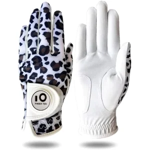 Custom Model 008 Golf Gloves Ladies Breathable Spandex Leather Left Right Hand Ball Markers High Quality