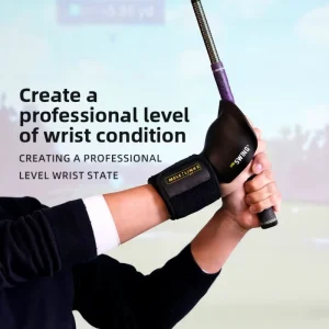 Custom Model Golf Swing Trainer Aid Right Handed Adjustable Wrist Strength Training Tool PU