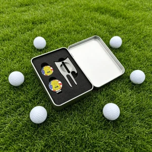 Custom New Design Pure Color China Supplier Eco Friendly Top Quality Gold Divot Tool Set