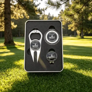 Custom New Design Pure Color China Supplier Uv Printing Multicolor Enamel Golf Divot Tool Sets