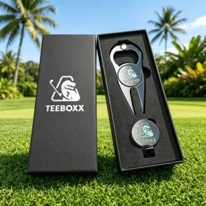 Custom New Design Pure Color China Supplier Uv Printing Multicolor Golf Hat Clip and Ball Markers Set
