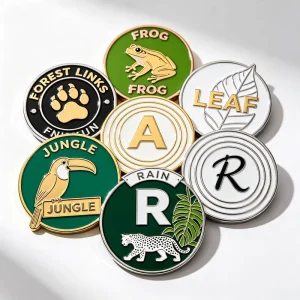 Custom New Design Pure Color Customized Dome Golf Ball Marker Top